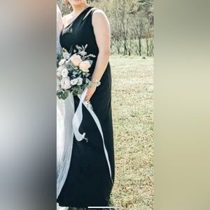 David’s Bridal Black Dress Size 20